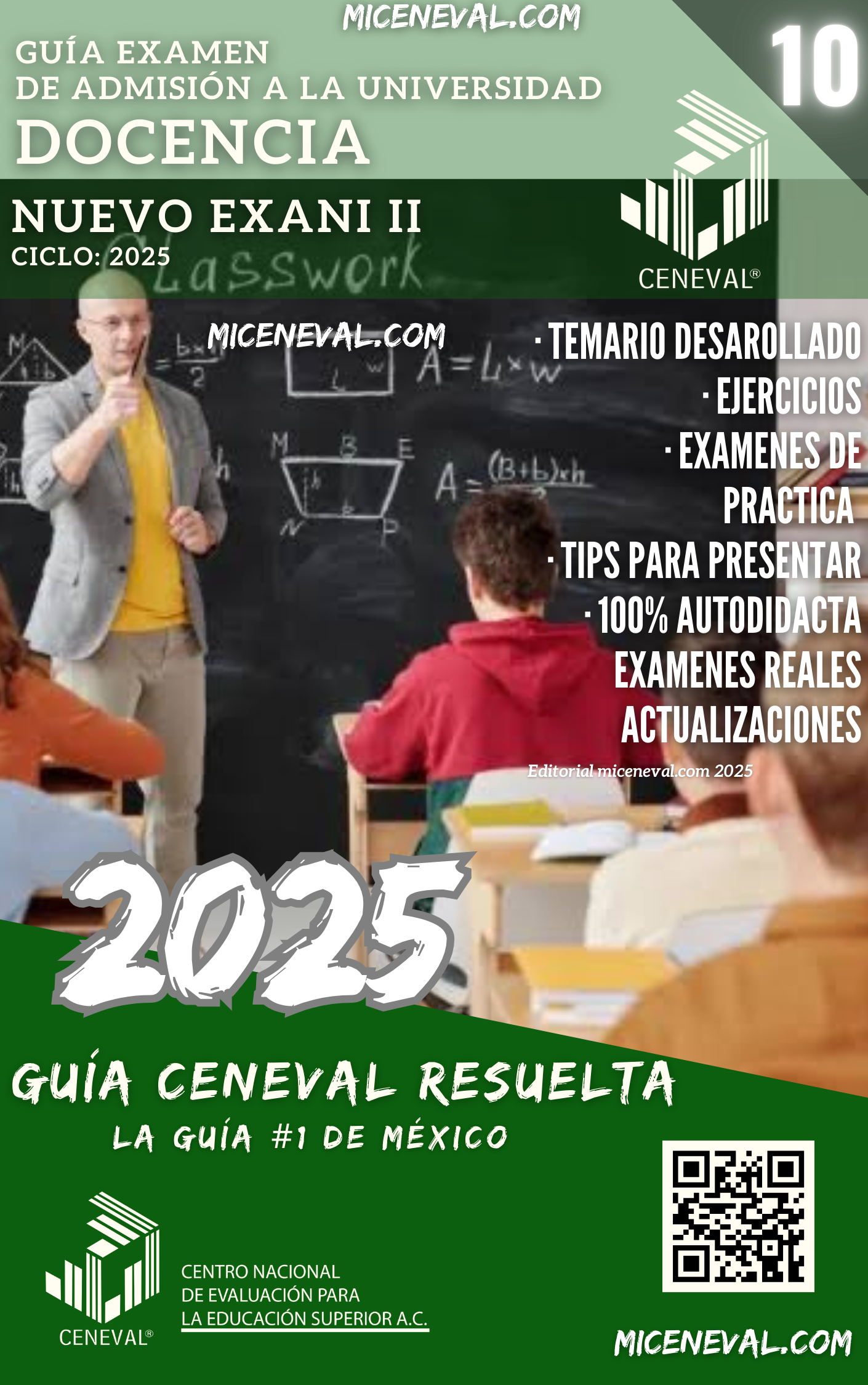 GUÍA CENEVAL NUEVO EXANI II - MÓDULO 10 - DOCENCIA.