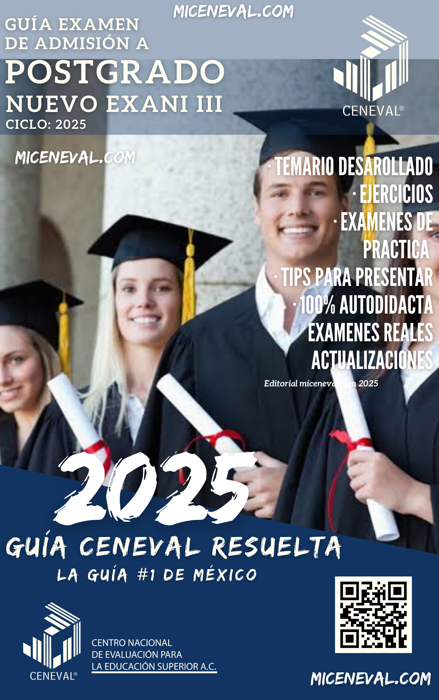 Guía Ceneval Nuevo Exani III Ingreso a Posgrado.