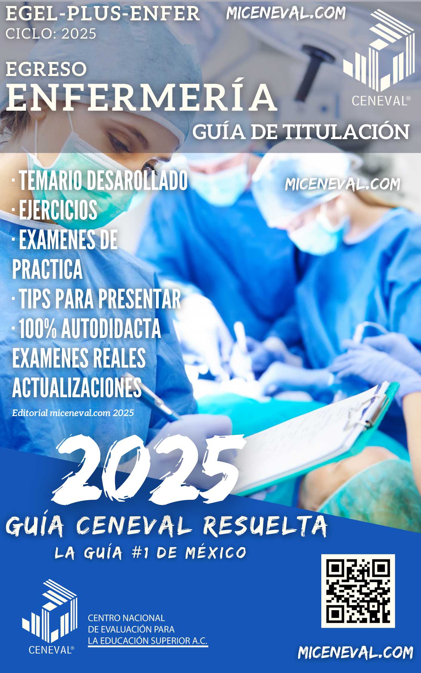 Guía Ceneval Egel Plus Enfermería.