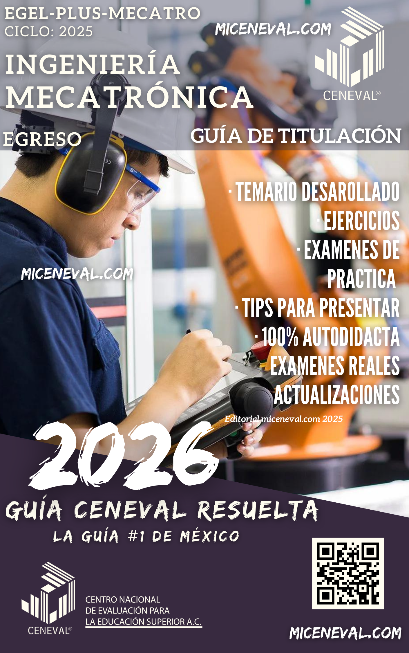 Guía Ceneval Egel Plus Ingeniería Mecatrónica