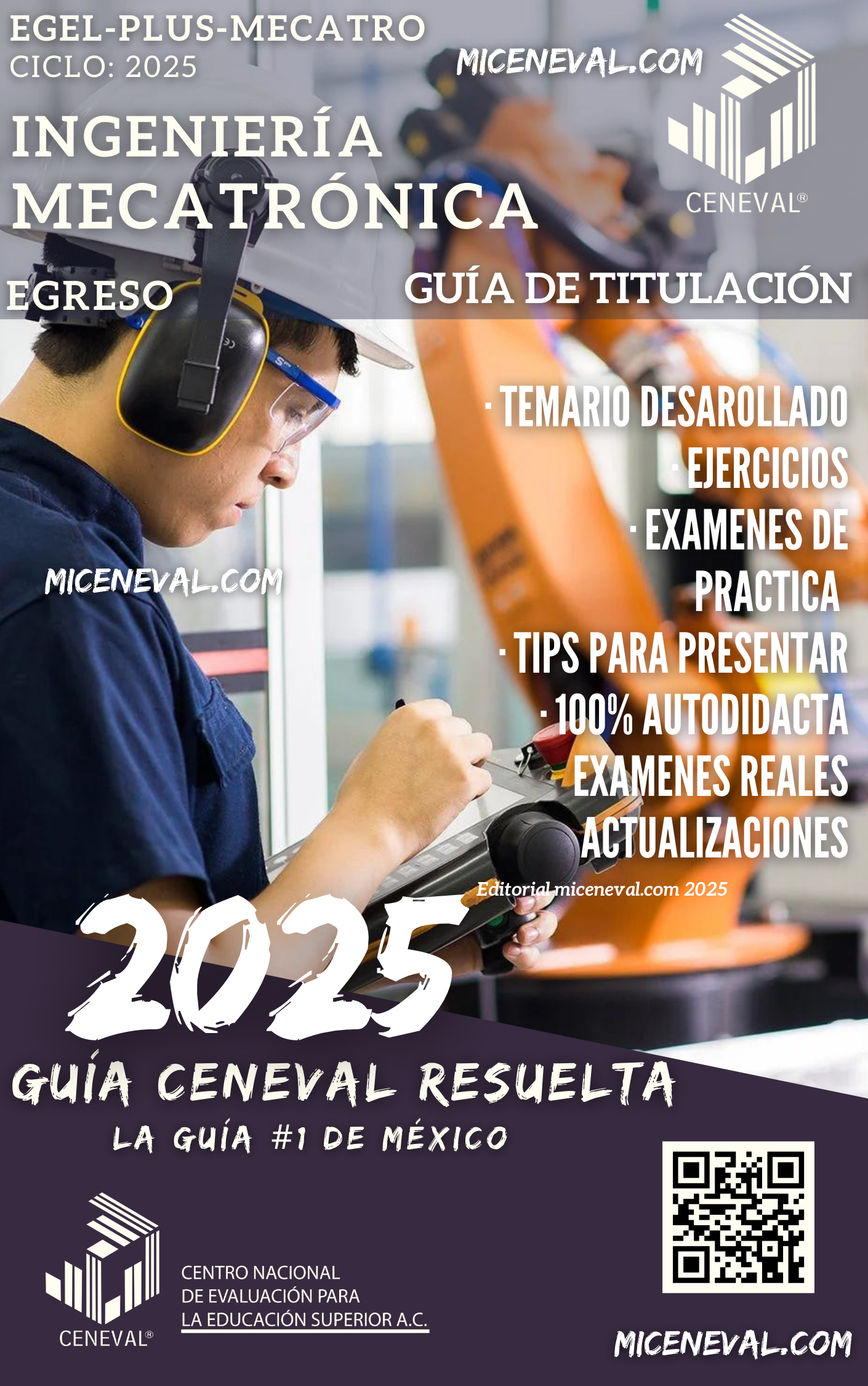Guía Ceneval Egel Plus Ingeniería Mecatrónica.