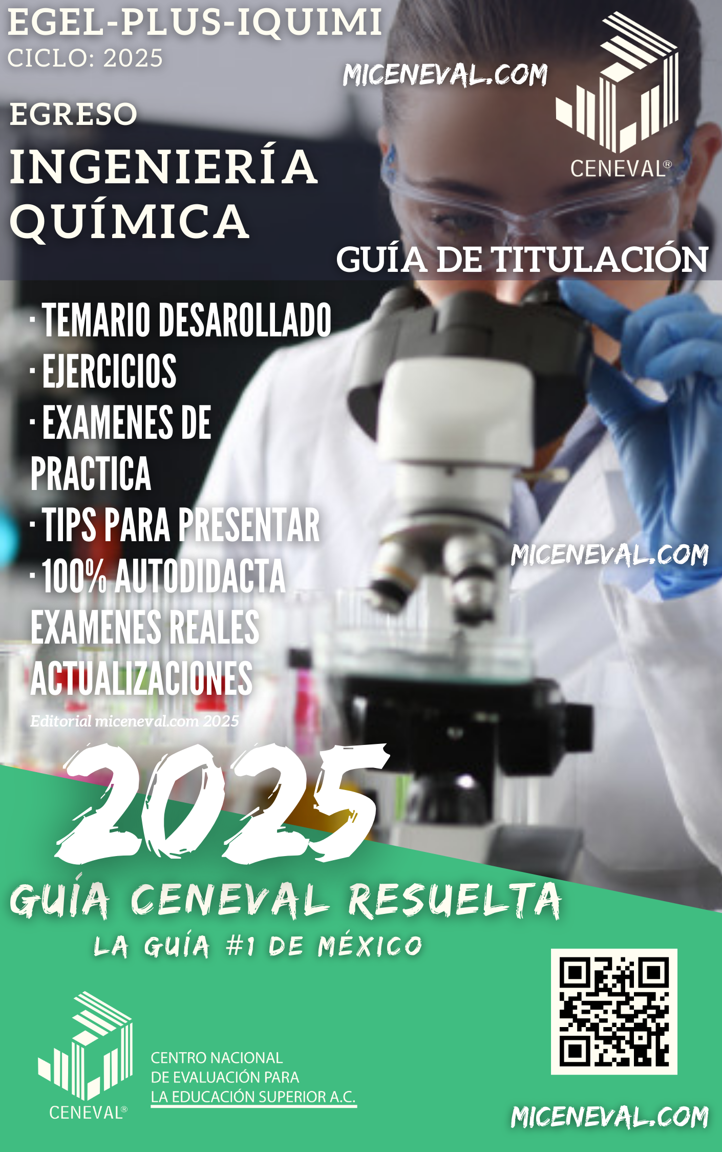 Guía Ceneval Egel Plus Ingeniería Química.