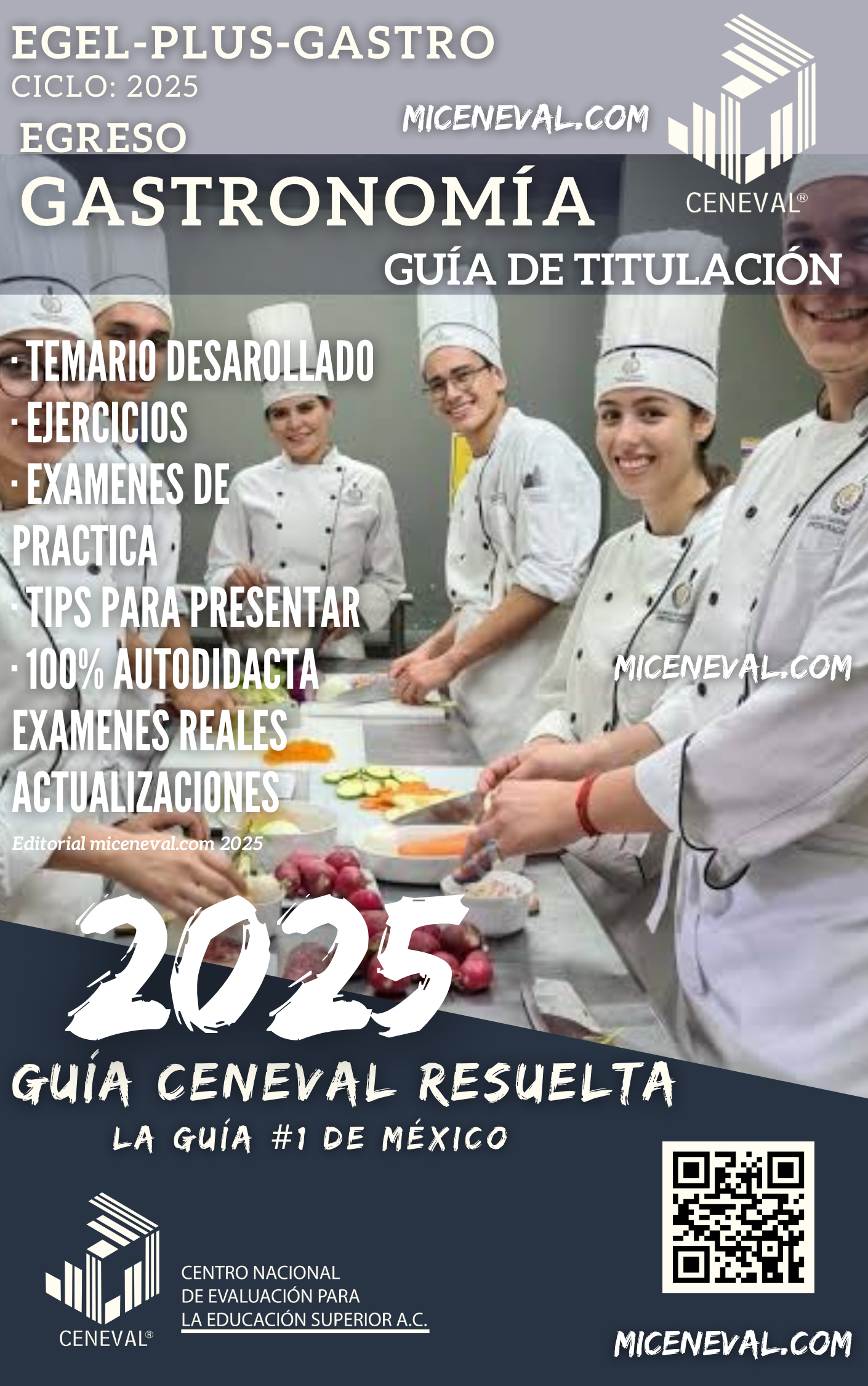 Guía Ceneval Egel Plus Gastronomía