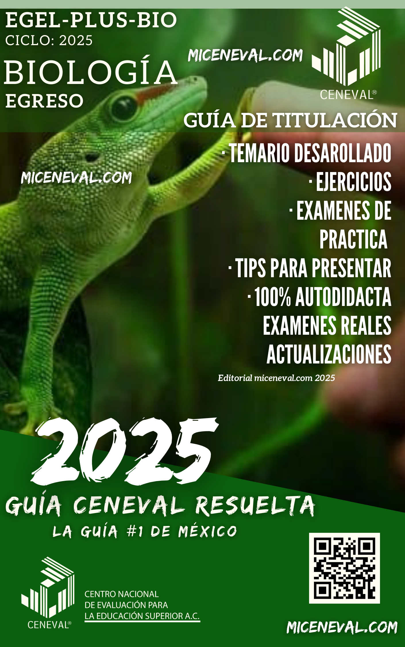 Guía Ceneval Egel Plus Biología.