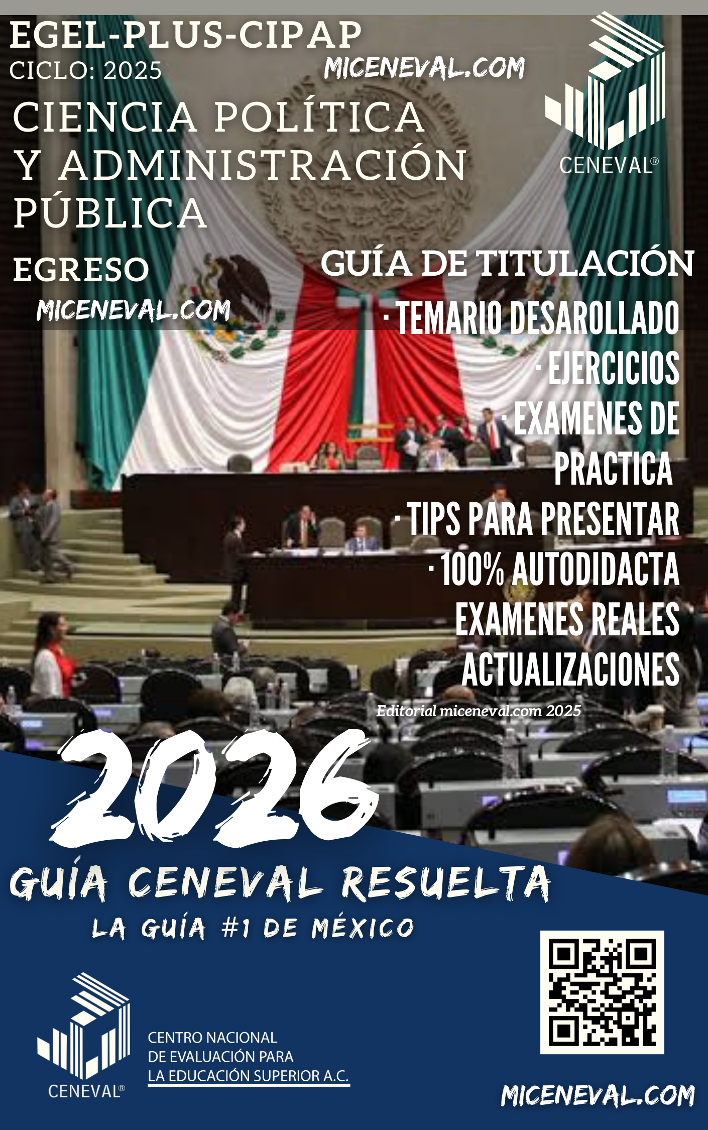 Guía Ceneval Egel Plus Ciencia Política y Administración Pública