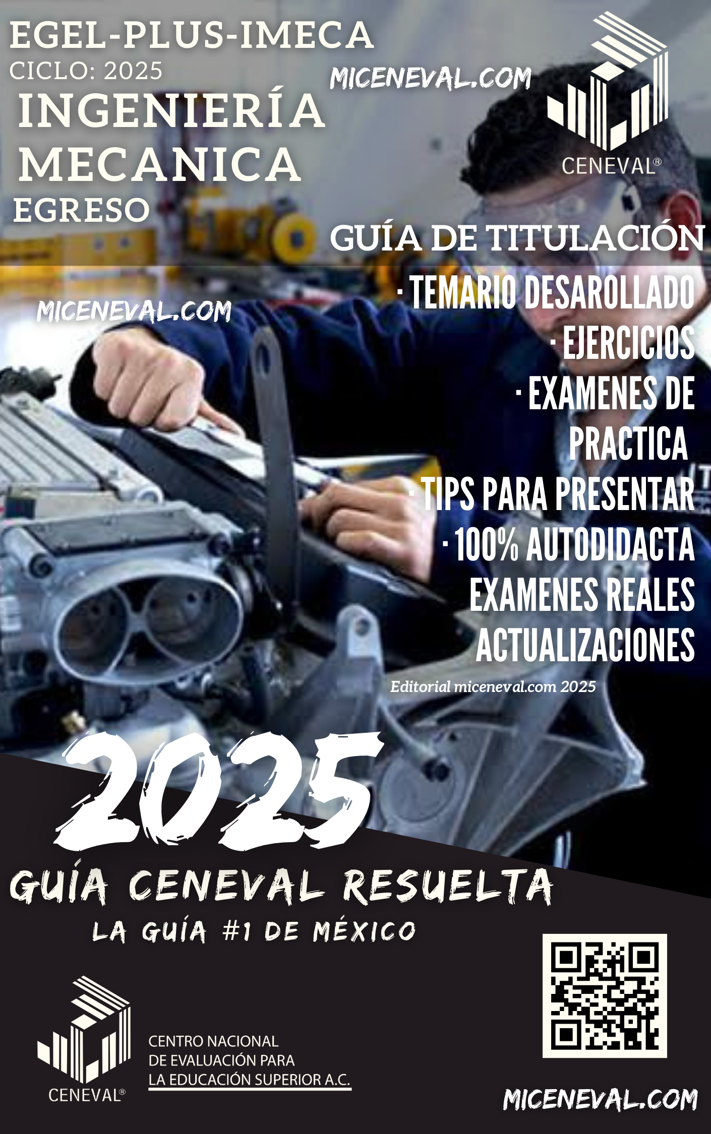 Guía Ceneval Egel Plus Ingeniería Mecánica.