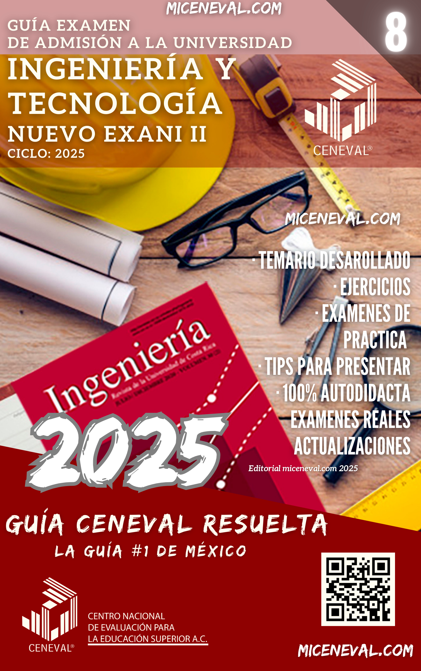 GUÍA CENEVAL NUEVO EXANI II - MÓDULO 8 - INGENIERÍAS Y TECNOLOGÍA.