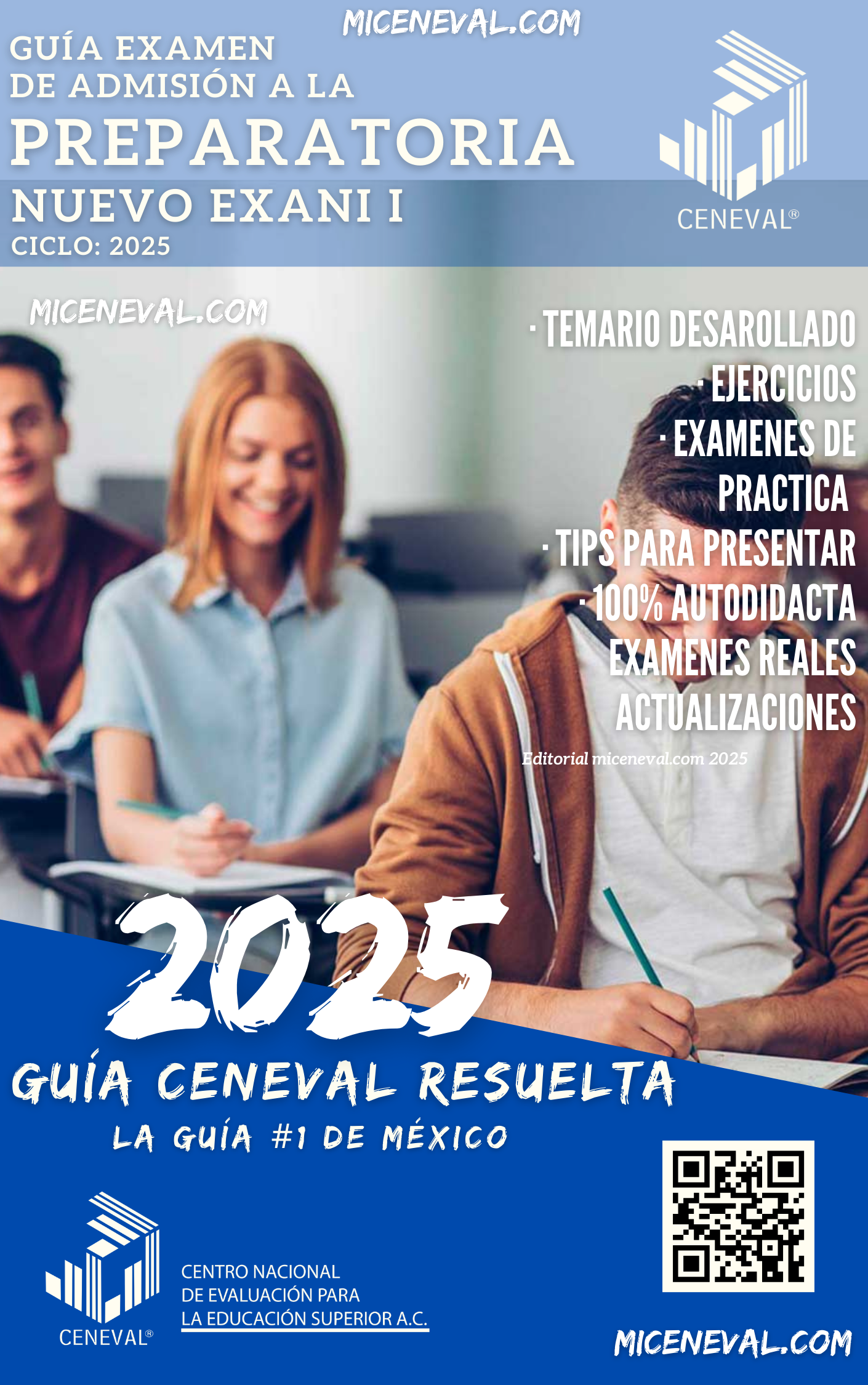 Guia Ceneval NUEVO EXANI I Ingreso a Preparatoria 2025