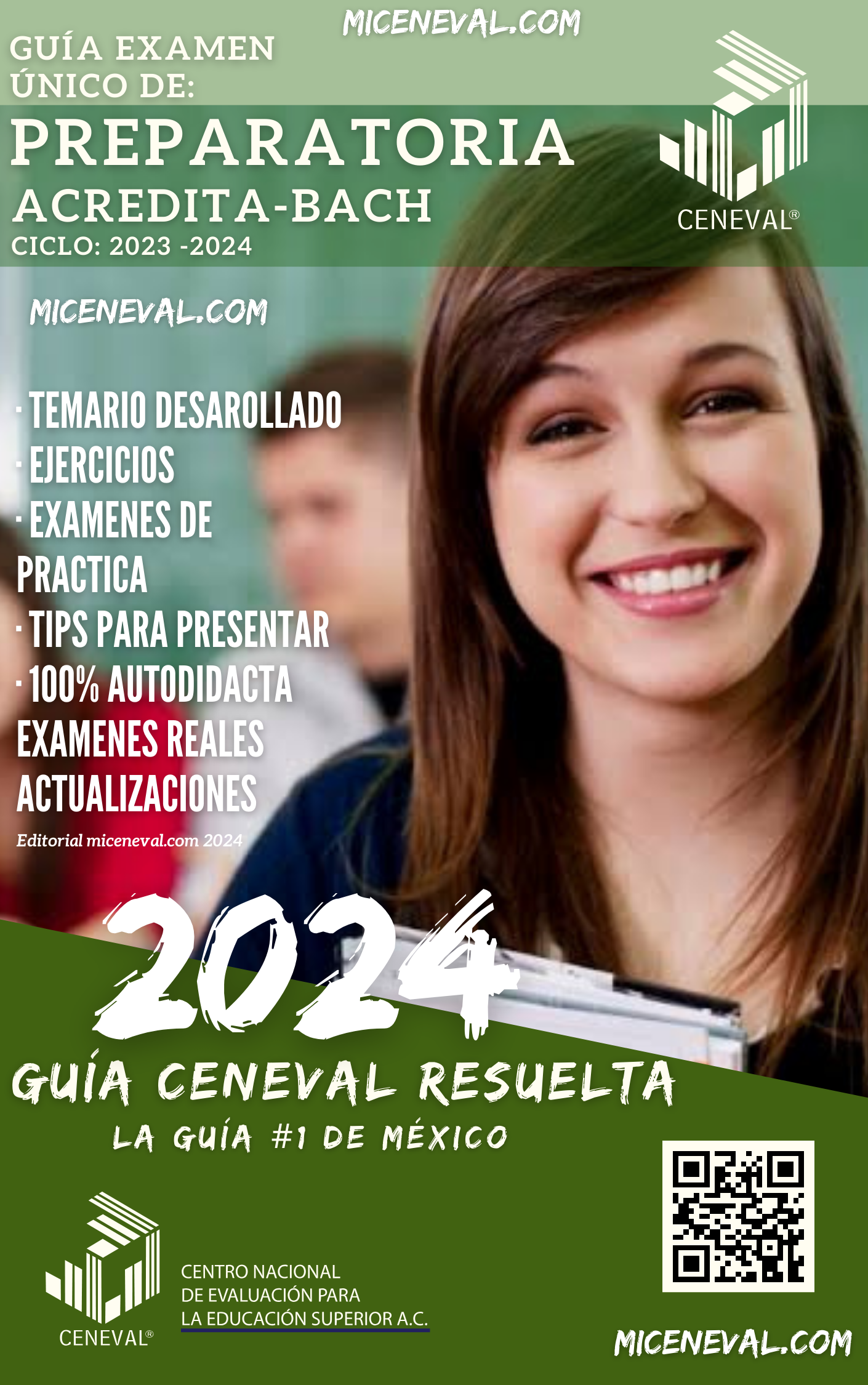 Guía Ceneval Acuerdo 286 Preparatoria Bachillerato Examen Único.