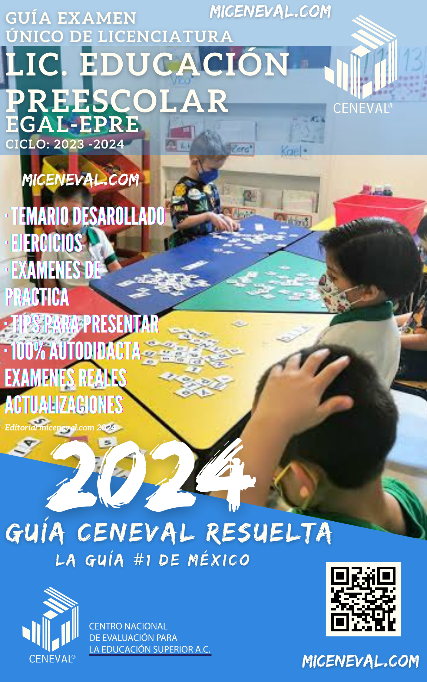 Guía Ceneval Acuerdo 357 EGAL - EPRE Licenciatura en Educación Preescolar.