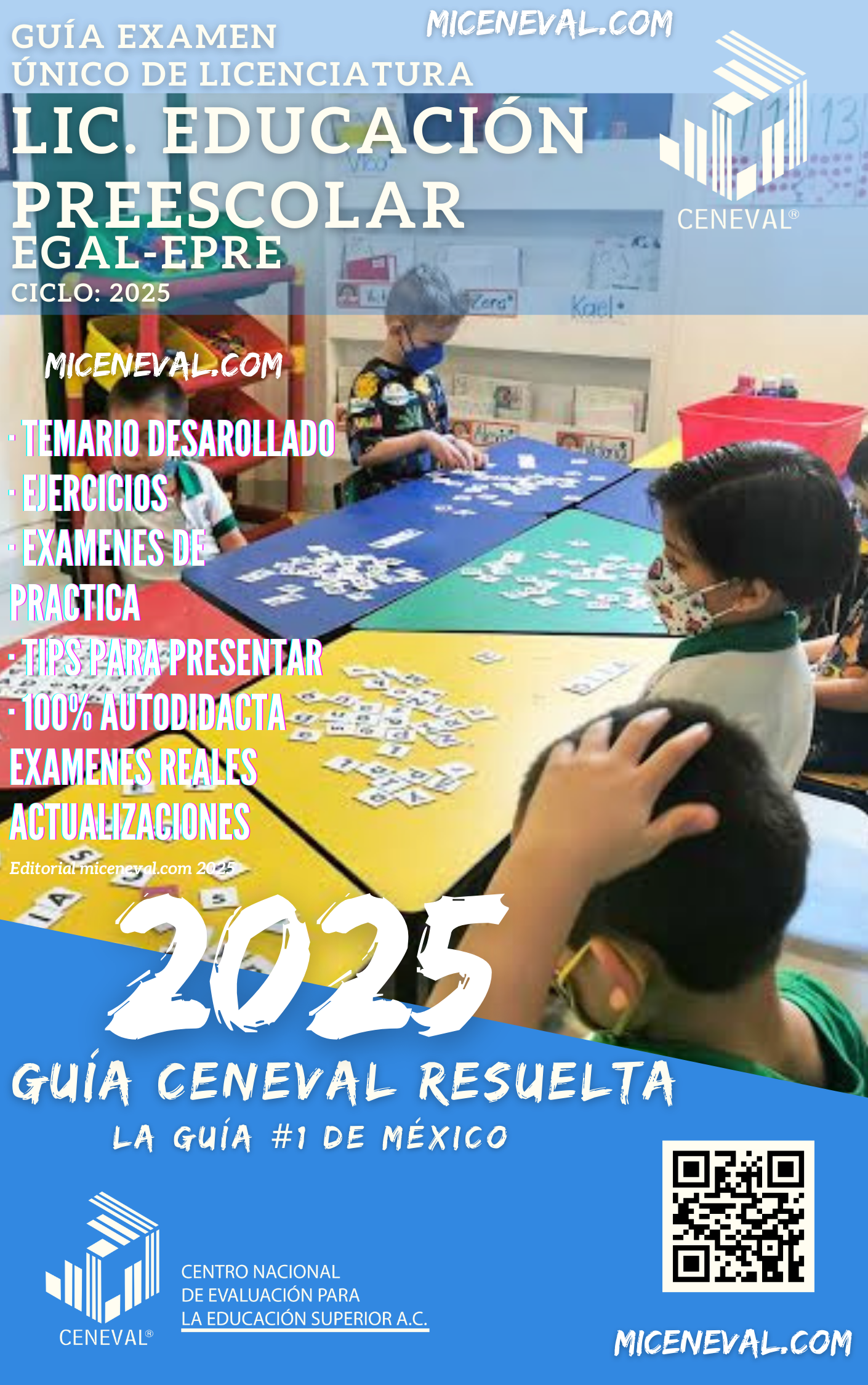 Guía Ceneval Acuerdo 357 EGAL - EPRE Licenciatura en Educación Preescolar.
