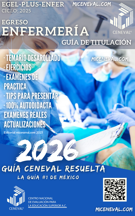 Guía Ceneval Egel Plus Enfermería