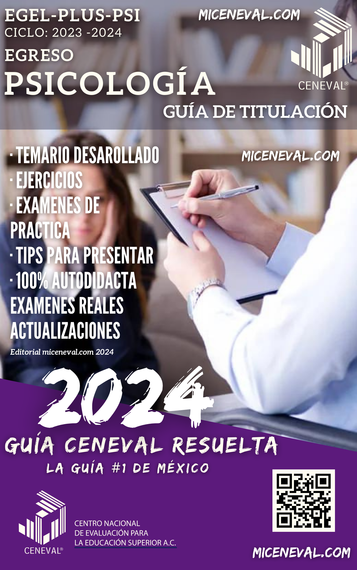 Guía Ceneval Egel Plus Psicología.