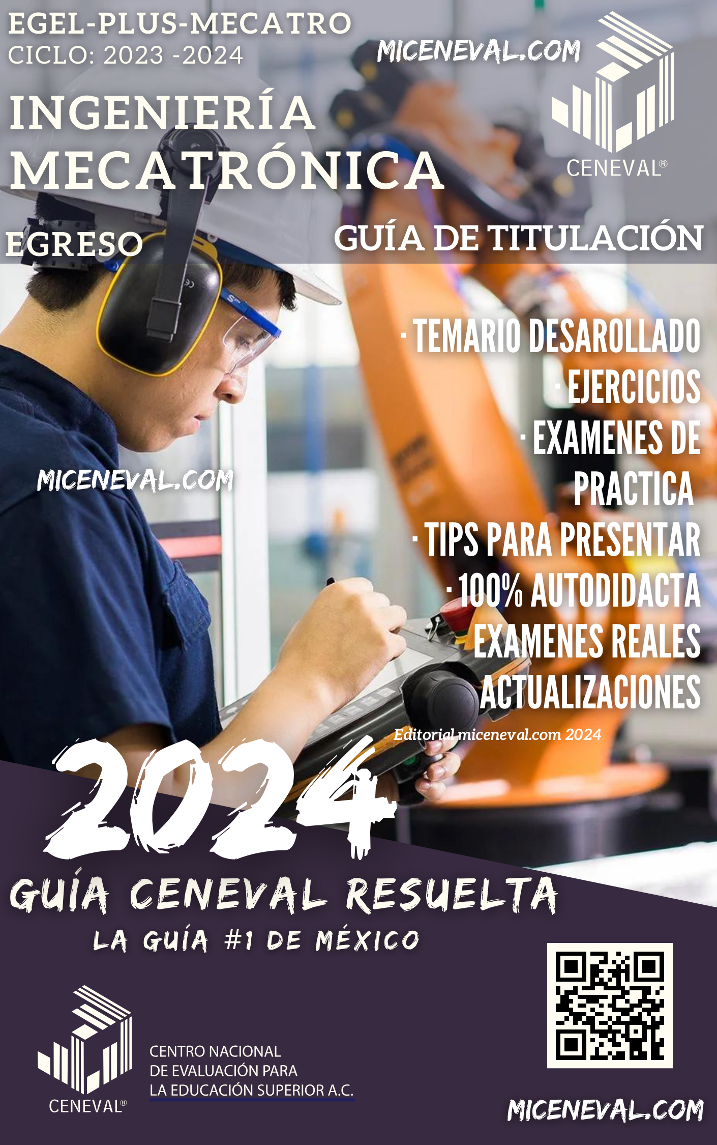 Guía Ceneval Egel Plus Ingeniería Mecatrónica.