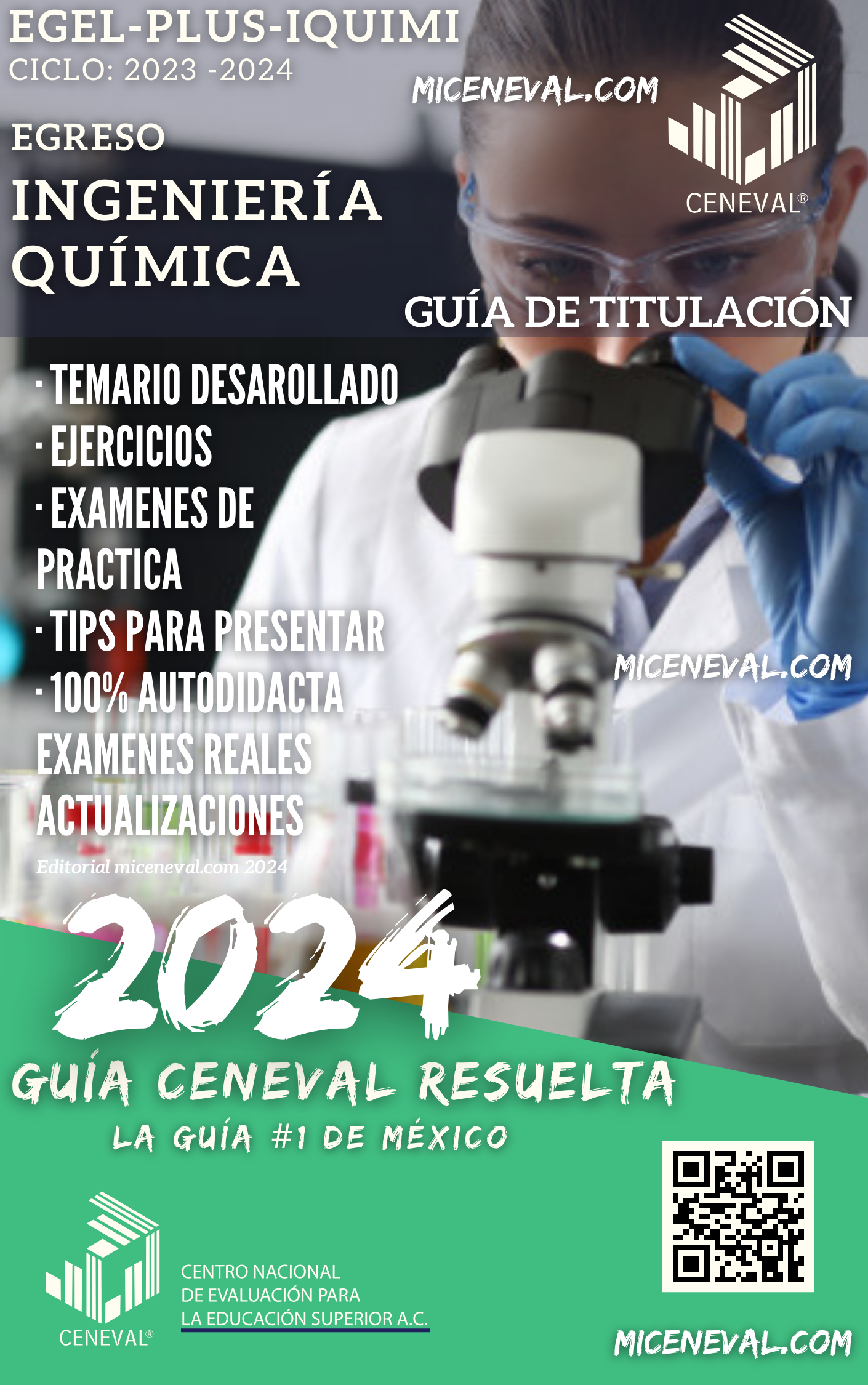 Guía Ceneval Egel Plus Ingeniería Química.