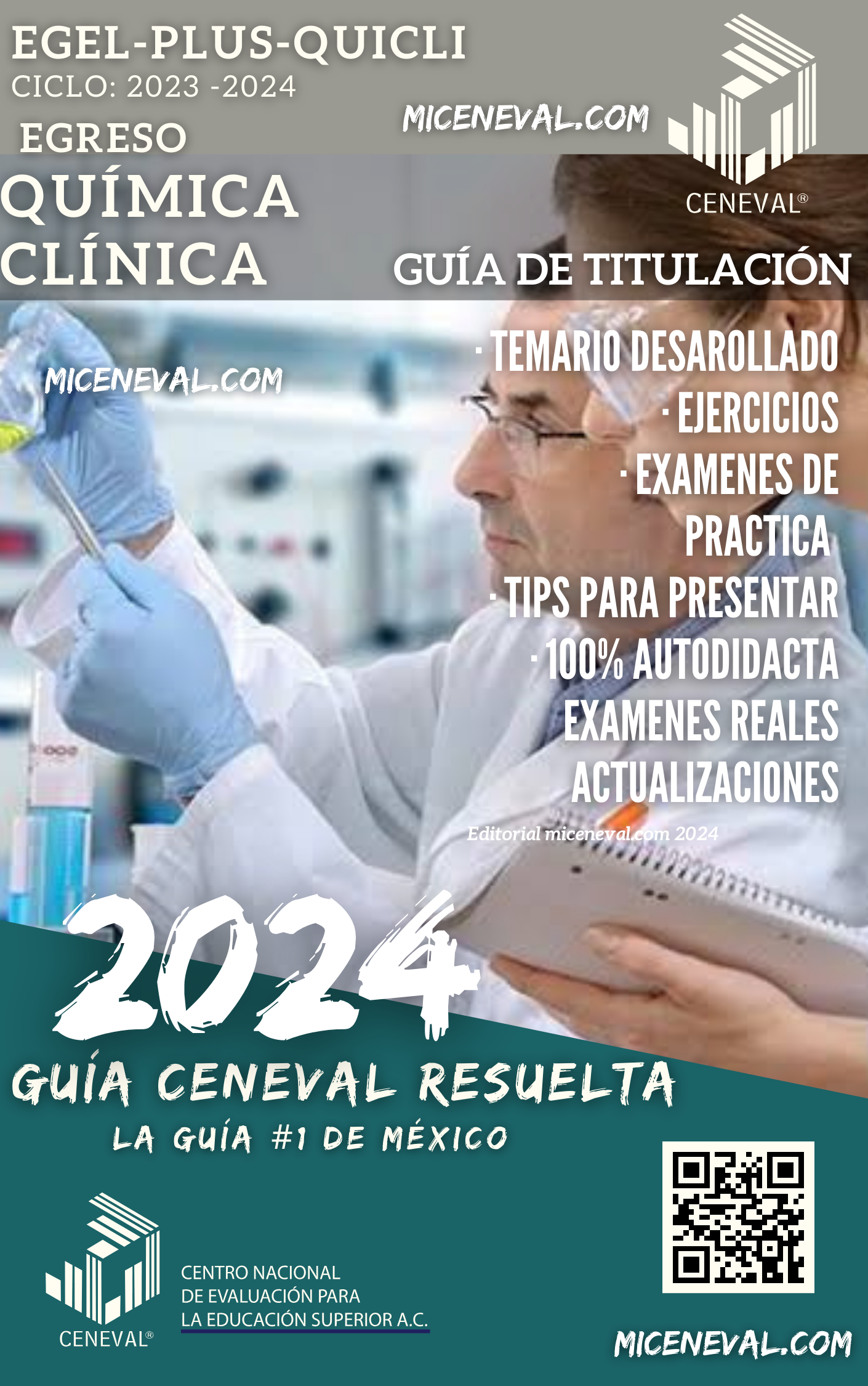 Guía Ceneval Egel Química Clínica.