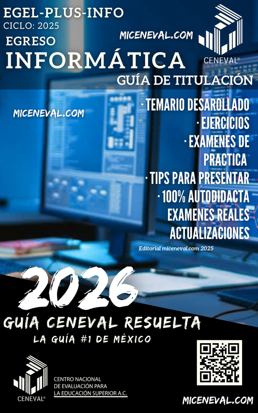 Guía Ceneval Egel Plus Informática