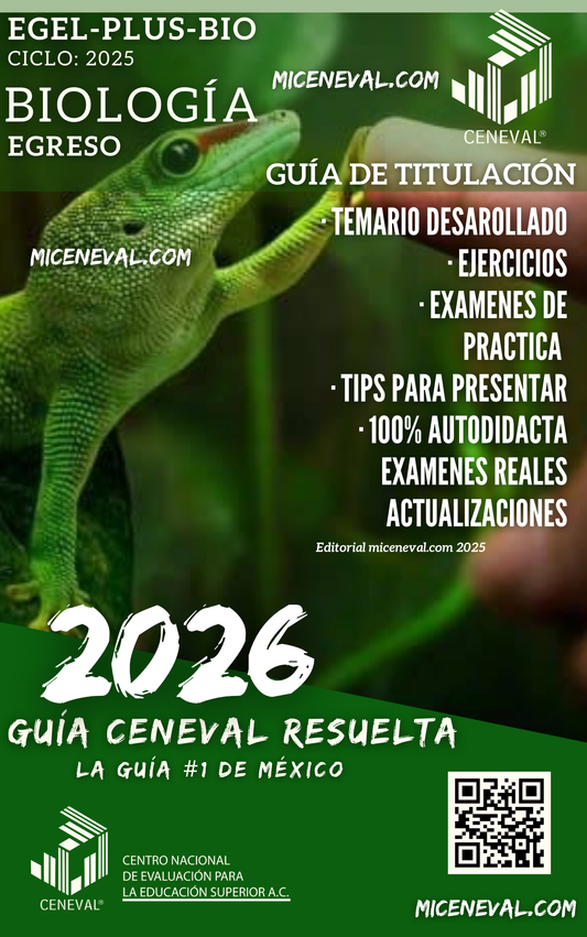 Guía Ceneval Egel Plus Biología