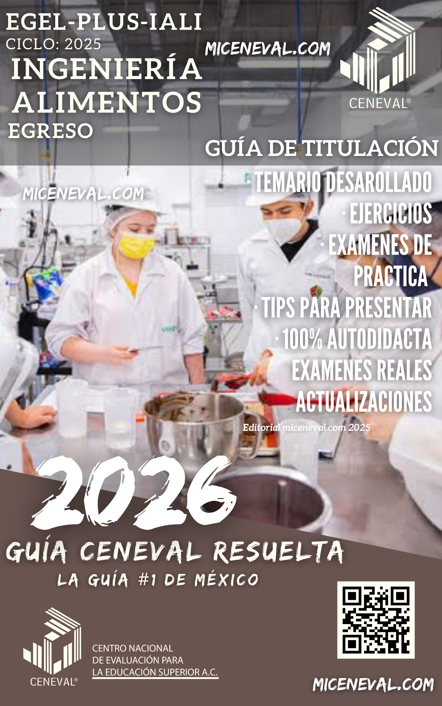 Guía Ceneval Egel Plus Ingeniería en Alimentos