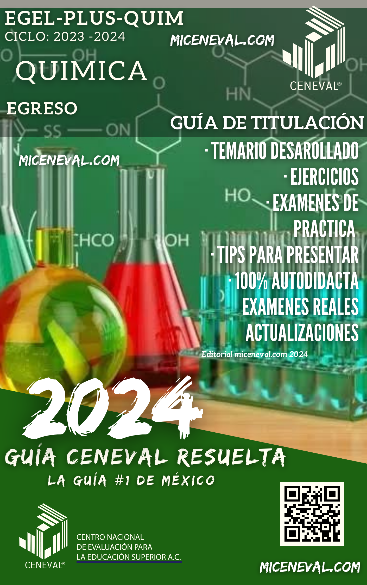 Guía Ceneval Egel Plus Química.