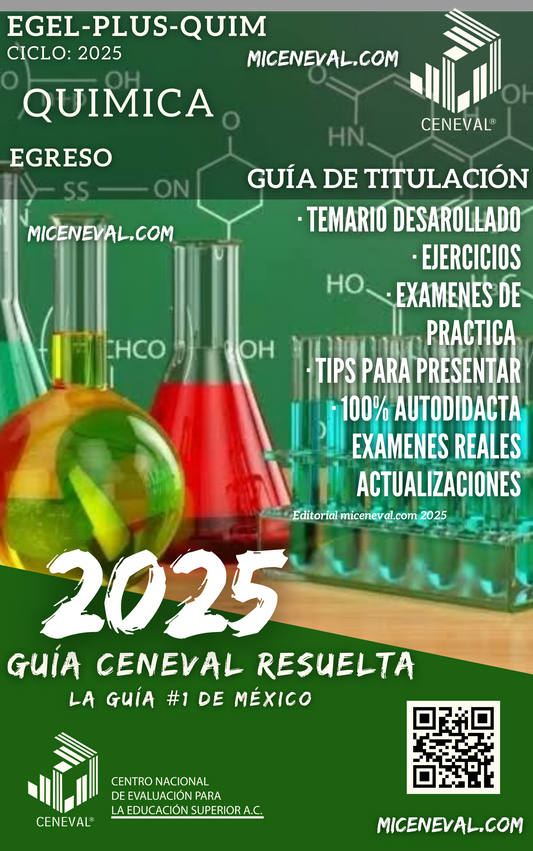 Guía Ceneval Egel Plus Química